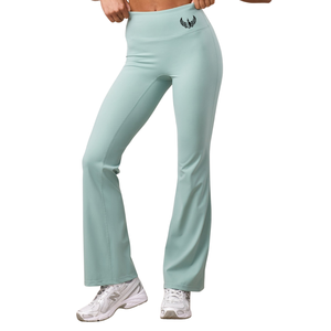 Leggings de Yoga Color Verde Menta para Mujer, Cintura Alta, Ropa Deportiva Elástica para Gimnasio, Entrenamiento, Ejercicio, Ropa Activa, Cómoda - Product Image 1