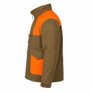 Chaqueta de Caza Personalizada de Tejido Softshell, Alta Visibilidad, Color Naranja, Impermeable, Resistente al Viento, para Invierno, Caza al Aire Libre, OEM, ODM - Product Image 2