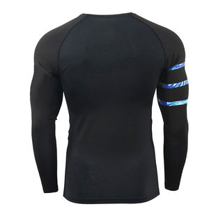 Camiseta de Compresión para Hombre, Transpirable, de Secado Rápido, Antibacteriana, Elástica, para Gimnasio, Entrenamiento, Running, Fitness y Deportes - Product Image 4