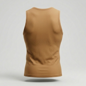 <b>Men</b> Quick Dry Plain Bodybuilding Custom GYM Wear Fitness Muscle Vest <b>Singlet</b> Blank Stringer Sports Tank Top Wholesale Price - Product Image 4
