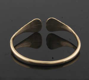 Bracelet pour homme en argent 925 plaqué or 18 carats, bracelet manchette de luxe en argent sterling 925 massif, bracelet minimaliste géométrique pour homme - Product Image 5