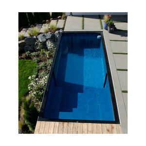 Piscine préfabriquée extérieure en conteneur maritime de 40 pieds, piscines extérieures à vendre - Product Image 1