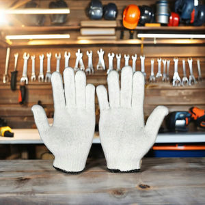 Directement exportés du Vietnam 12 paires de gants de sécurité en coton polyester durables et flexibles Polybagged Prix compétitif - Product Image 2