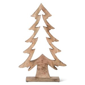 Décoration de Noël en bois écologique faite à la main, taille personnalisable, ornement de table pour la décoration de la maison - Product Image 4