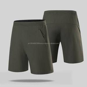 Pantalones cortos de entrenamiento en blanco de secado rápido para hombre - Product Image 3