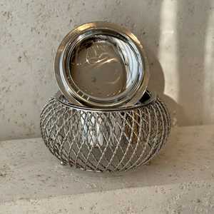 Handcrafted Wood Chafing Dish Mother of Pearl Inlay Stainless Steel Food Warmer Round <b>Buffet</b> <b>Server</b> For Rustic Hotel Catering - Product Image 6