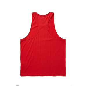 Débardeur de sport pour homme en coton 100% avec logo personnalisé, impression sérigraphique, tricoté, respirant, écologique, séchage rapide, athlétique - Product Image 4