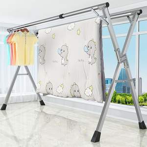 Tendedero de Ropa Plegable Portátil de 2.4m con Múltiples Varillas, Duradero, para Uso en Interiores y Exteriores, Ahorra Espacio, para Colgar Ropa - Product Image 6