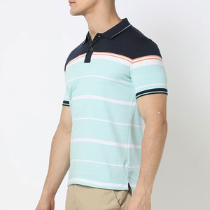 เสื้อยืดผู้ชายสีพื้นแบบใหม่ขายดี ผ้าถัก ระบายอากาศได้ดี สไตล์ไฮสตรีท รับผลิตตามแบบ ขายส่ง - Product Image 2