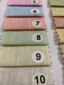 Premium Exclusive <b>Cotton</b> <b>Linen</b> Shirting <b>Fabric</b> Touch Screen-Responsive Plain Dyed Slub Design Woven Technique Dresses - Product Image 4