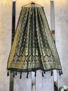 Mejor precio, dupatta de viscosa georgette pura, ligera, fluida, étnica, para mujer, para fiestas, bodas, venta al por mayor, OEM, exportación - Product Image 3