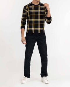 Suéter de punto extragrande personalizado para hombre, de lana/cachemira, cuello redondo, manga larga, fabricante OEM. - Product Image 4