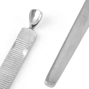 Pousse-cuticules en acier inoxydable professionnel, double extrémité, pour le nettoyage des ongles des pieds, outil de manucure et pédicure - Product Image 4