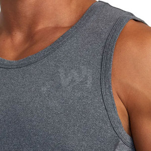 Vêtements de fitness, débardeur homme uni, taille personnalisée, vêtements de gym, vente en gros de débardeurs de musculation pour hommes - Product Image 4