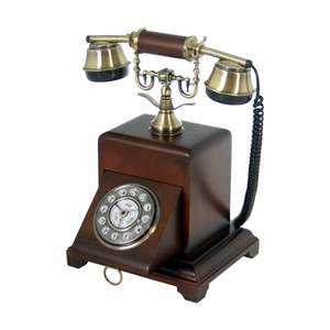 Téléphone en métal élégant pour la décoration vintage de la maison, créant une touche intérieure classique avec une construction durable et un attrait intemporel - Product Image 6