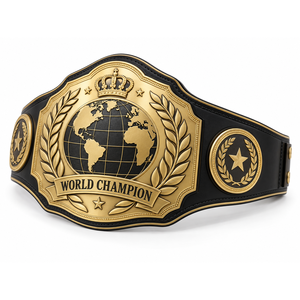 Custom Heritage Laurel Championship <b>Belt</b> <b>Wrestling</b> Boxing MMA Strap Metal Title Plates Custom Logo OEM Wholesale Unisex 50mm - Product Image 3