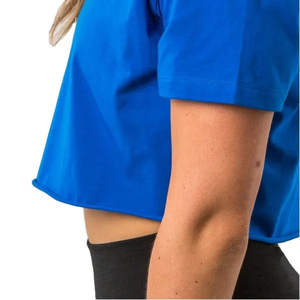 Camisetas Cortas de Algodón para Mujer, Estilo Casual de Verano, Transpirables, para Entrenamiento y Uso Diario, Venta al Por Mayor - Product Image 6