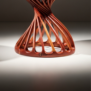 Contemporary Wooden Side <b>Table</b> – Artistic Solid Wood Decorative <b>Stool</b> - Product Image 6