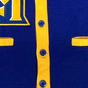 Women Life Member <b>Cardigan</b> Greek Inspired Button Front Long Sleeve Knit Sweater Sorority Style Casual College Fashion Outerwear - Product Image 6