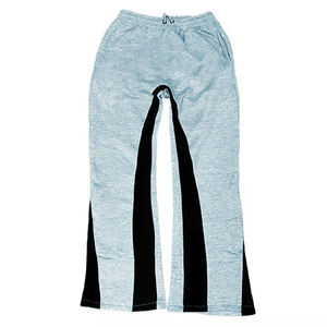 Pantalon évasé élégant pour femme, taille haute, jambe large, coupe cloche, décontracté, confortable, pour la détente - Product Image 1