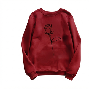 Sudadera de Moda para Mujer, Transpirable, Estilo Urbano, para Invierno, Corte Regular, Diseño Liso, 100% Algodón Ecológico - Product Image 5