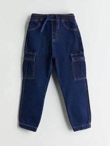 Pantalon de jogging en denim de style premium Vornex Industry pour l'extérieur, avec plusieurs poches, coupe confortable, denim respirant en coton mélangé - Product Image 2
