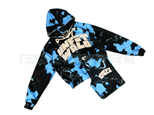 High Quality Winter Woven Cotton Printed Custom Graphic Vintage Quick Dry Hoodie and <b>Sweatpants</b> <b>Set</b> for Men - Product Image 3