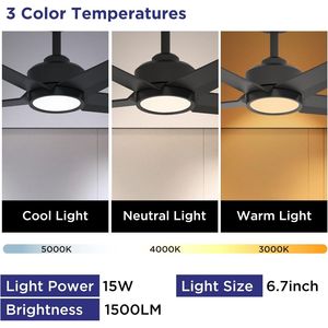 Lampadario LED Moderno da 52 Pollici con 52 Ventilatori da Soffitto X 13 - Product Image 4