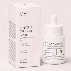 Sérum apaisant pour la peau BOWA SIGNATURE PHYTO-99 Calm Cica, complexe à base de Centella 8000ppm, complexe à base de plantes Cica 2000ppm, acide hyaluronique - Product Image 1