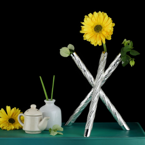 Vase plaqué argent - Product Image 1