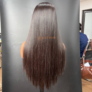 Vietnamese Raw Hair 5x5 Swiss Frontal Lace <b>Wigs</b> Wholesale Remy Virgin Hair Cuticles Aligned Vietnamese Human Hair Lace <b>Front</b> <b>Wig</b> - Product Image 2