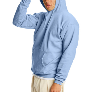 High Quality <b>Men</b> And Women <b>Black</b> Color Blank Pullover Hoodie With Kangaroo Pocket For Sale Hoodie - Product Image 3