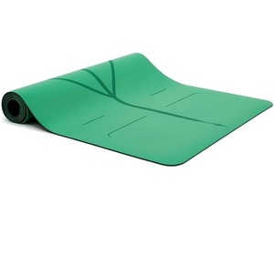 Tapete de Yoga de Caucho Natural Plegable con Logotipo Personalizado, Resistente al Agua, Ecológico, Impreso, para Gimnasio y Ejercicio, con Correa de Transporte - Product Image 6