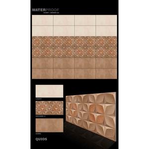 Azulejos de Porcelana para Pared de 300x600mm (30x60cm, 12x24), Diseño Liso Color Café, Cerámica Digital Esmaltada para Cocina, Baño e Interiores - Product Image 6