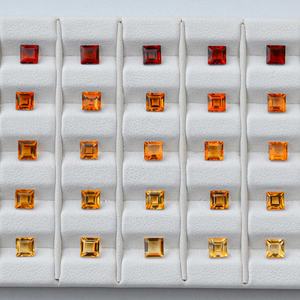 2.5mm Citrine Naturelle À Facettes Forme Carrée Pierres Précieuses En Vrac Au Meilleur Prix D'usine En Gros De Alibaba Fabricant Fournisseur - Product Image 3