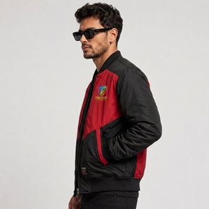 OEM Service New Arrival High Street Bomber <b>Jacket</b> From Pakistan Top Quality Custom Logo Polyester Satin Winter Bomber <b>Jackets</b> - Product Image 4