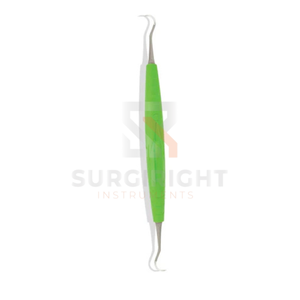 Titanium Anterior Sickle Scaler Small Dental Periodontal Instrument For Precise <b>Plaque</b> Calculus <b>Removal</b> by SurgiRight - Product Image 2