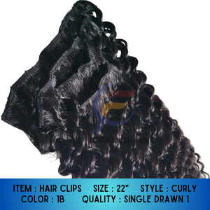 ต่อผมมนุษย์ ง่ายต่อการสวมใส่ ผมเรมี่บริสุทธิ์ดิบ ผมหยิกธรรมชาติของอินโดนีเซีย ผมนุ่มเงางามและผูกฟรี - Product Image 4