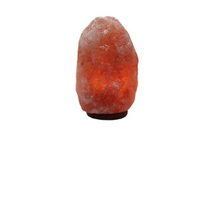 Lampes en sel rose de l'Himalaya de qualité supérieure, 2-3 kg, fabriquées à la main, avec base en bois sculpté, artisanat naturel, lampe de sel pour chambre à coucher - Product Image 2
