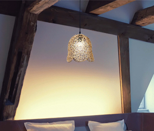 Mejor Proveedor de Lámparas Colgantes de Bambú y Ratán, Lámpara Tejida a Mano para Diseño de Hostelería - Product Image 3