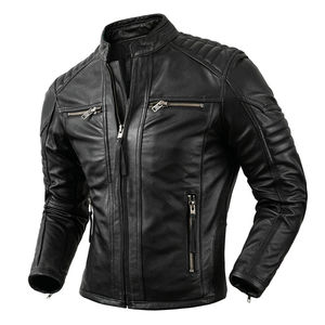 Slim fit metallic <b>silver</b> biker <b>jacket</b> for a bold and modern fashion look. - Product Image 6