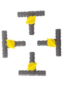 Conector Adaptador de Bloqueo de 16mm Negro y Amarillo de PP para Tuberías de Riego por Goteo para Agricultura, Granjas, Invernaderos y Jardines - Product Image 6