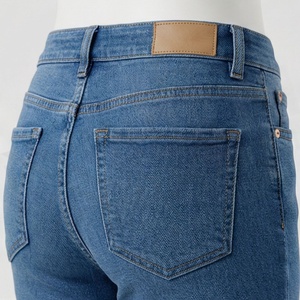 Shorts de mezclilla de cintura alta a la moda para mujer, pantalones vaqueros de algodón informales de verano, ropa de calle, moda femenina, color personalizado. - Product Image 5