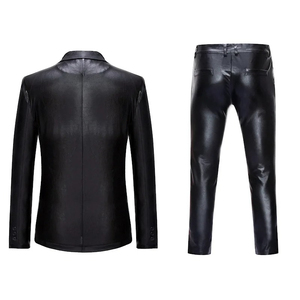 Traje de Hombre Personalizado para Club Nocturno, Traje de 2 Piezas, Chaqueta y Pantalones Brillantes en Dorado, Ropa Masculina de Moda, Trajes para Discoteca - Product Image 6