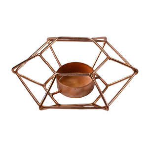 Ironic Metal T <b>Light</b> Holder Table Design Copper Wire Candle Holder for Indoor <b>Christmas</b> Party Festive Decor <b>Tea</b> <b>Light</b> Holder - Product Image 3