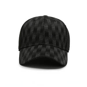 High Quality Corduroy Baseball Cap Outdoor Custom 3D Embroidery Logo Adjustable 6 Panel Cap Curved Brim Breathable Mesh Caps OEM - Product Image 2