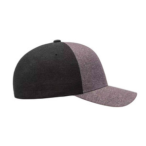 Casquette Trucker Unisexe 6 Panneaux Couleur Unie Maille Réglable pour Adultes Usage Quotidien Toutes Saisons Tissu Gris Mélange - Product Image 4