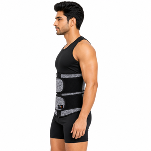 Cinturón de sudoración de alta calidad con material flexible, ajuste cómodo y soporte seguro para sesiones de ejercicio diarias. Servicio OEM. - Product Image 2