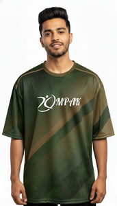 เสื้อยืดโอเวอร์ไซส์สไตล์คนเมืองสุดเทรนดี้ พิมพ์ลายแบบซับลิเมชั่น สำหรับผู้ชาย สวมใส่สบายๆ สไตล์สตรีทแวร์ ทรงหลวม ใส่ได้ทุกวัน - Product Image 3