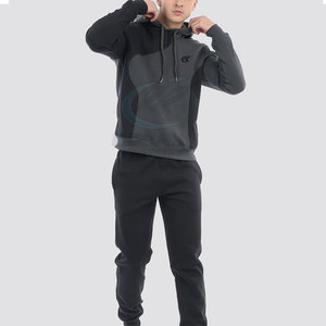 Adults Winter Hooded Solid Breathable Eco-Friendly Cotton <b>Polyester</b> <b>Tracksuit</b>-High Quality Made in Pakistan - Product Image 4